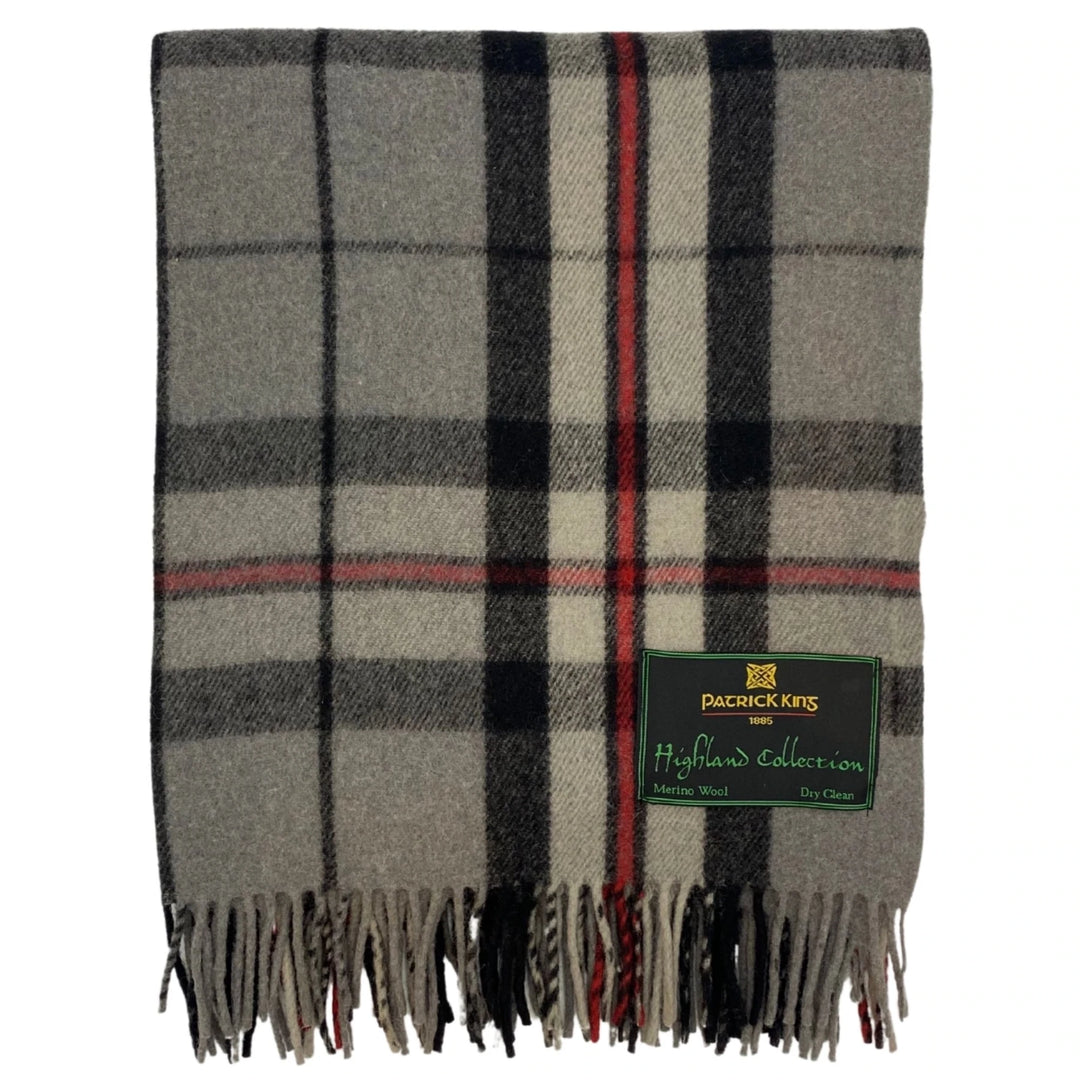 Patrick King Thompson Grey Deluxe Merino Wool Blanket